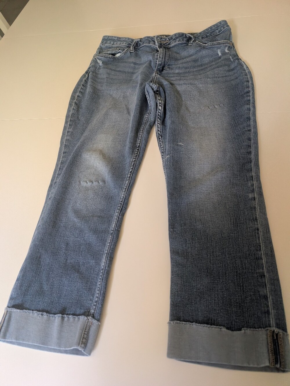 Lee Riders Jeans Women Size 14M Midrise Boyfriend with cuff